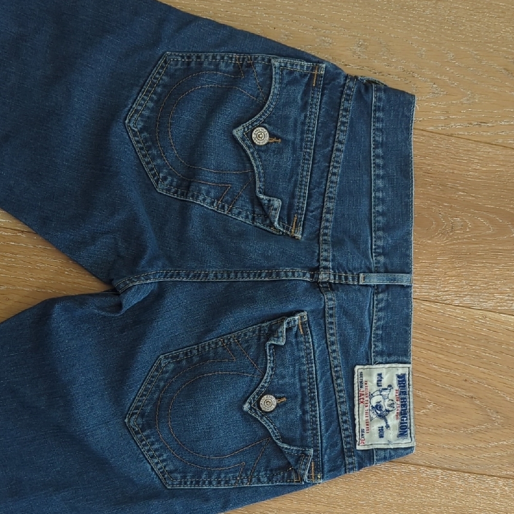 True Religion Men's Denim Straight Jeans